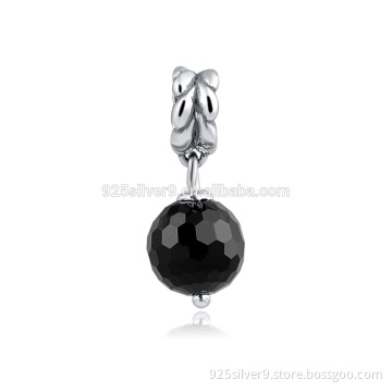 Round glass pendant hot new products for 2016 925 sterling sliver bracelets beads charm bracelets